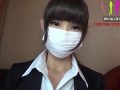 【無修正】猫目の女っていいよなぁ。巨乳のスーツ美少女をハメ撮り♪