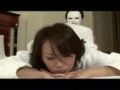 【無修正】感じすぎてアナルまでぱっくり開いている熟女にパイ射