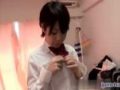 【無修正】危険日に中出しされる黒髪ショート女子校生