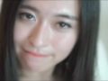 【無修正】中国パイパン美少女がM字開脚でディルドをねじ込む一人エッチ
