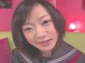 【無修正】肉厚がエロいむっちり制服ＪＫが性欲を抑えきれず勃起チンポを美味しくフェラチオ