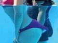 [そこ弱い！弱いからああ！]クリが敏感過ぎなビキニ店員さんがなし崩しパコ
