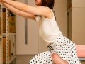 明らかにノーブラな同僚OLの浮き乳首に興奮して着衣のままオフィスでSEX！